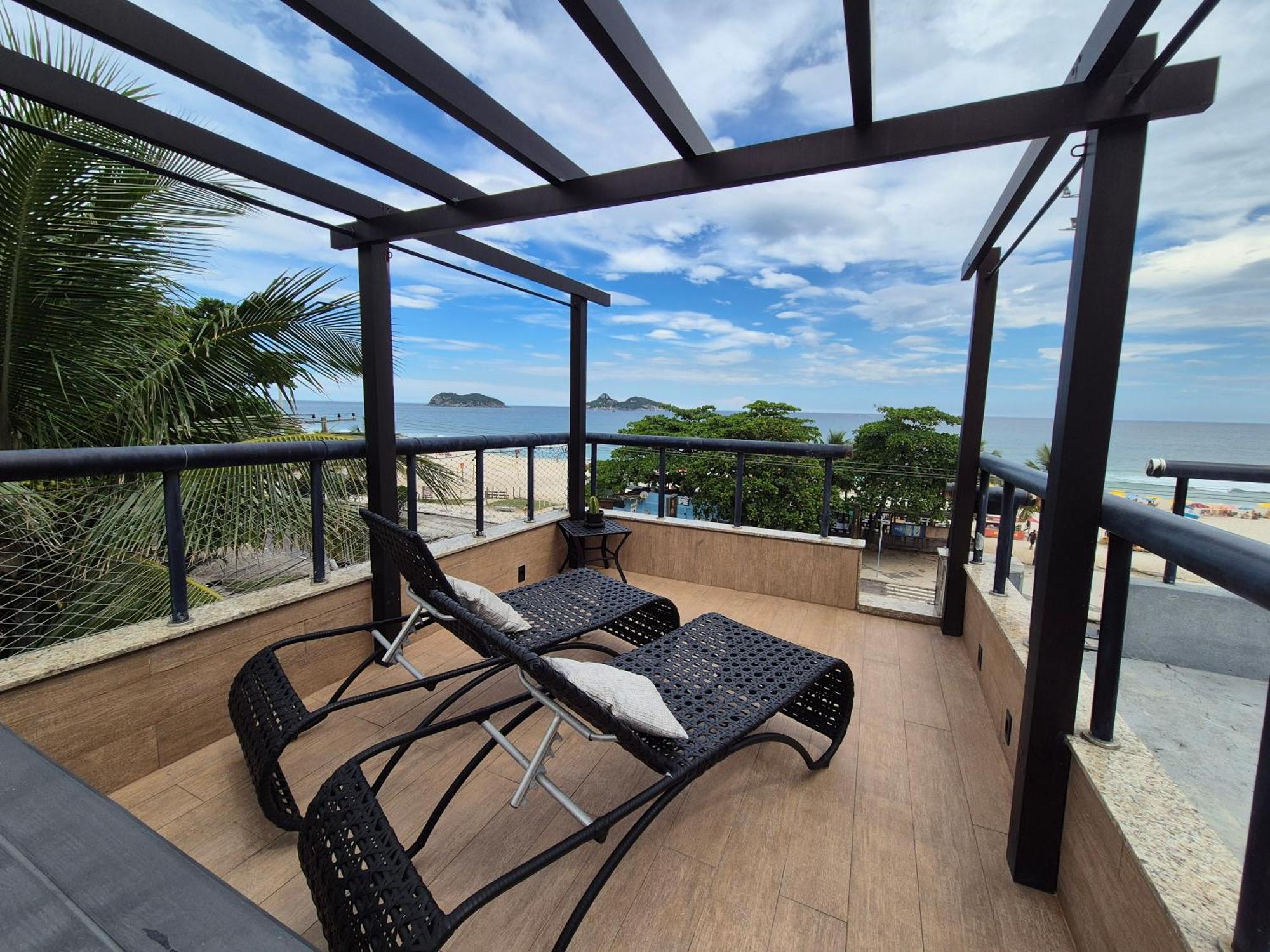 Ap Pepe Alecrim Com Jacuzzi E Solario Frente Ao Mar Apartamento